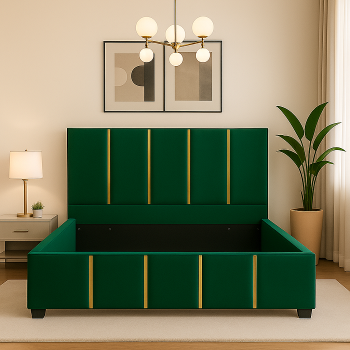 Pat Milano Tapitat cu Somiera Rabatabila [5]