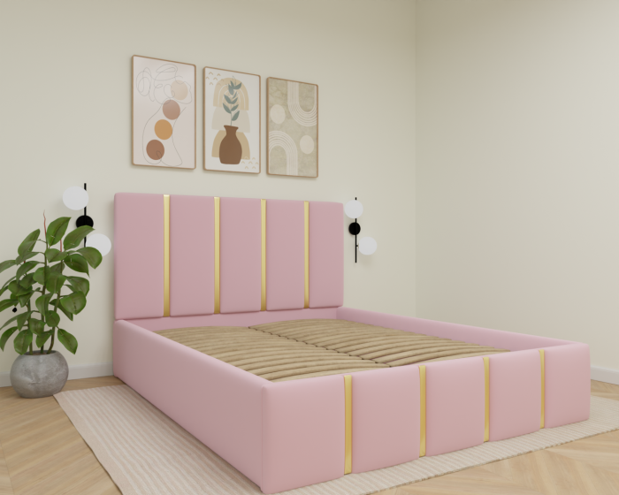 Pat Milano Tapitat cu Somiera Rabatabila [4]