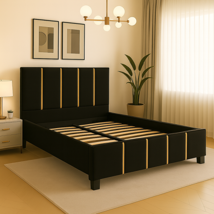 Pat Milano Tapitat cu Somiera Rabatabila [2]