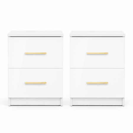 Set Dormitor Eva mdf lucios cu Somiera Rabatabila si lada de depozitare, dressing 250x200 [3]