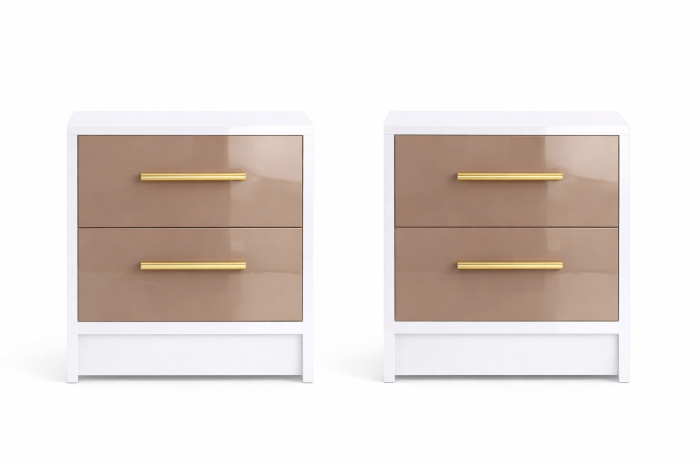 Set Dormitor Eva MDF lucios cu Somiera rabatabila si lada, dressing 150x200 [4]