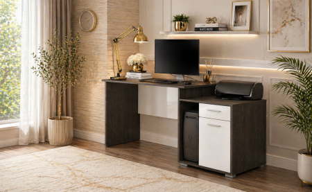 Birouri - Birou Office Wenge&Alb