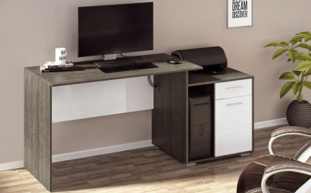Birou Office Wenge&Alb [1]