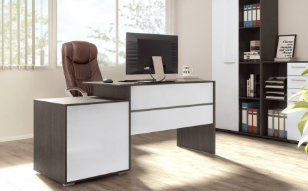 Birou Office Wenge&Alb [3]