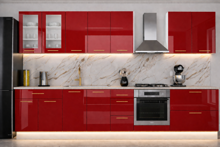 Bucătărie din MDF LUCIOS Lucia 3.4m