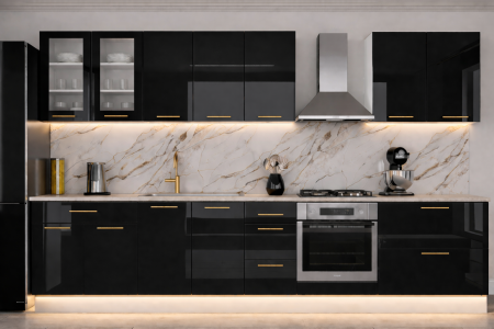 Bucătărie din MDF LUCIOS Lucia 3.4m