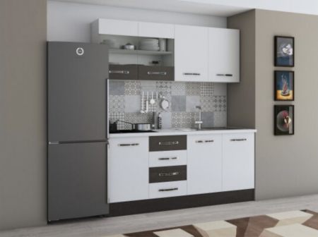 Bucatarie Karina  1.8m  Alb&Wenge [1]