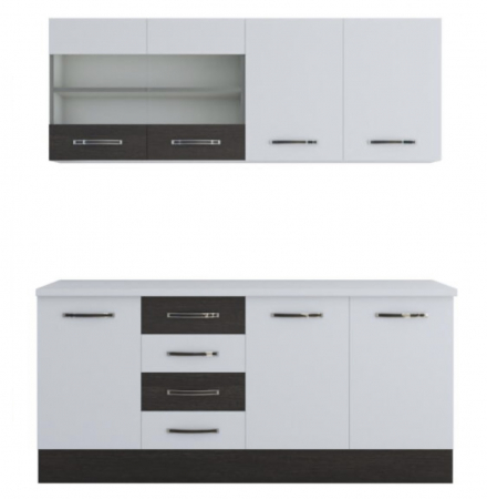 Bucatarie Karina  1.8m  Alb&Wenge [2]