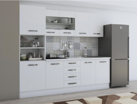 Bucatarie Karina  Alb 2.2m [3]