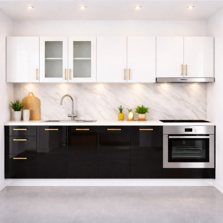 Bucatarie Mdf Lucioasa Maria 2.6 m