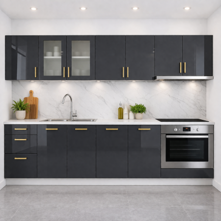 Bucatarie Mdf Lucioasa Maria 2.6 m