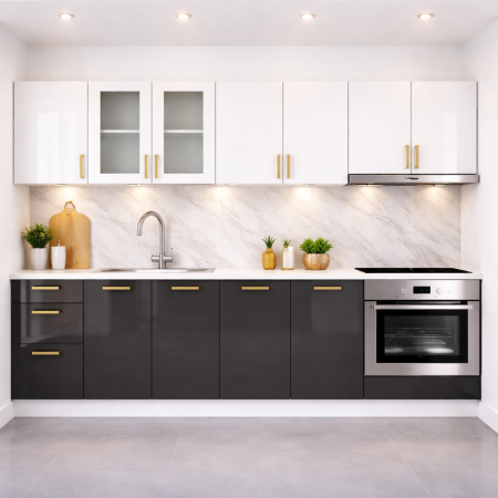 Bucatarie Mdf Lucioasa Maria 2.6 m