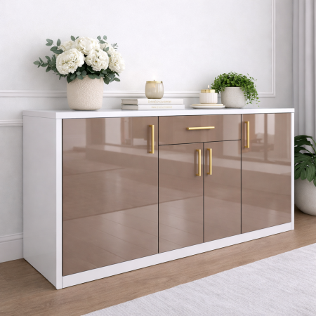 Comode - Comoda din Mdf lucios Cris