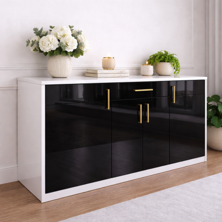 Comoda din Mdf lucios Cris