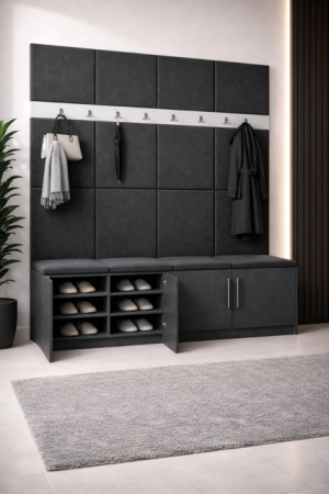 Cuier  tapitat cu pantofar MIA .