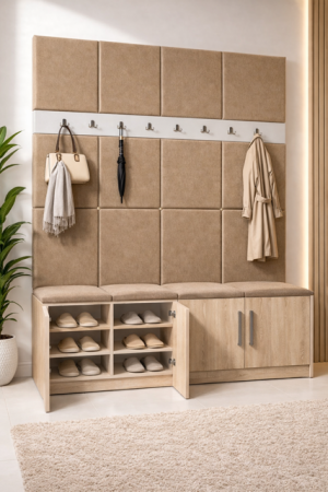 Cuier  tapitat cu pantofar MIA .