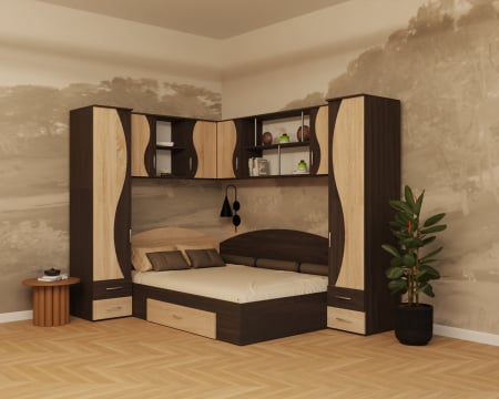 Mobila Dormitor - Dormitor Tineret Colt ,,S''