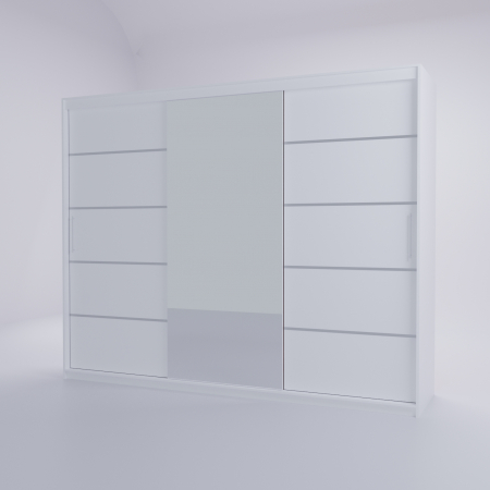 Dressing Nordis cu Oglinda Alb [2]