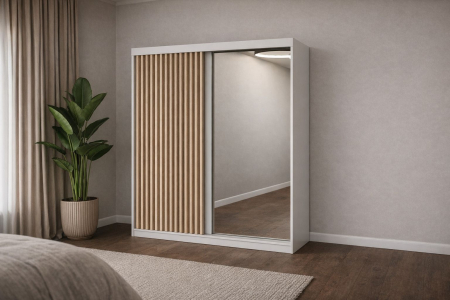 Dressing Riflaj  150x200 2 Usi cu Oglinda