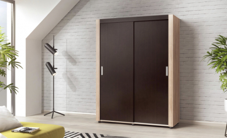 Mobila Dormitor - Dressing Select 2 Usi Sonoma&Wenge