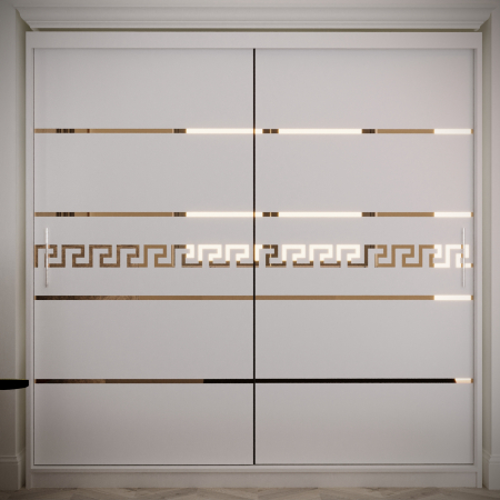 Mobila Dormitor - Dulap Venus Gold Alb 200*200