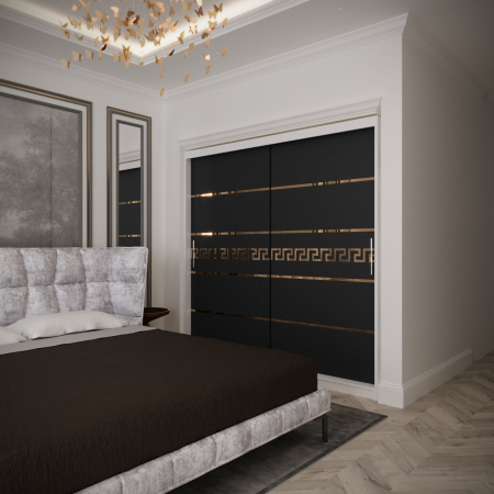 Dulap Venus Gold Alb&Antracit 200*200 [1]