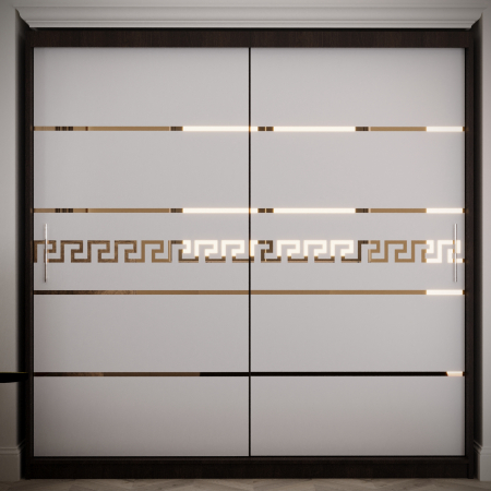 Dressing / Dulap - Dulap Venus Gold Wenge&Alb 200*200