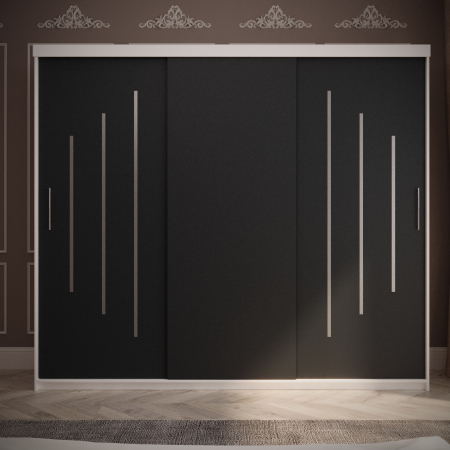 Mobila Dormitor - Dulap Venus Space 230*200 Alb&Antracit,