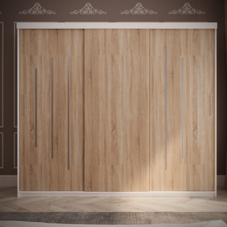 Mobila Dormitor - Dulap Venus Space 230*200 Alb&Sonoma,