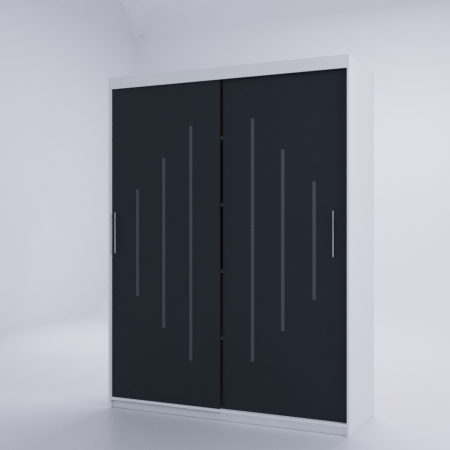 Dulap Venus Space Alb&Antracit 200*200, [2]