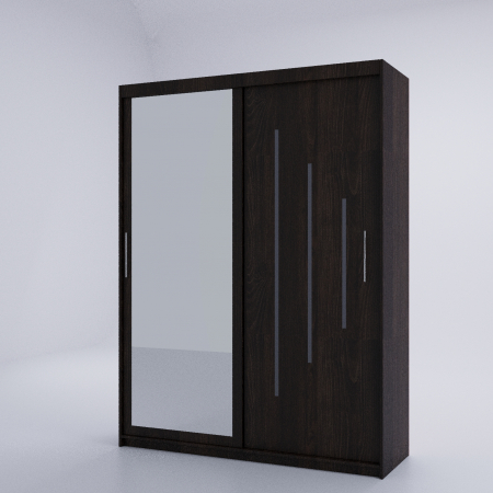 Dulap Venus Space cu Oglinda 200*200 Wenge, [3]
