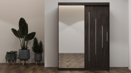 Mobila Dormitor - Dulap Venus Space cu Oglinda Wenge 150X200,