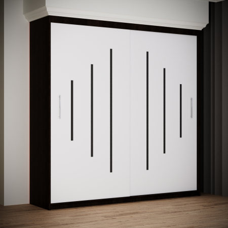 Dulap Venus Space Wenge&Alb 200*200, [1]