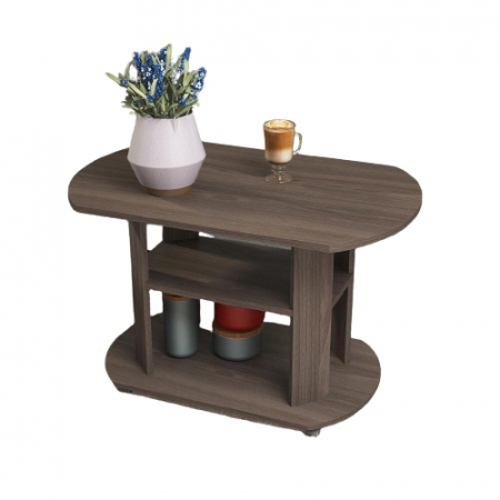 Masa cafea, Ideal Mobila, culoare wenge, 84x58x54 cm [3]