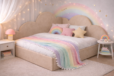 Pat Copii cu Lada de Depozitare  Adelin