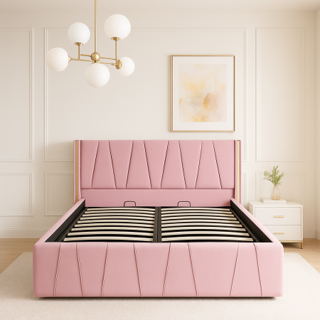 Pat Eva Tapitat cu Somiera rabatabila [3]