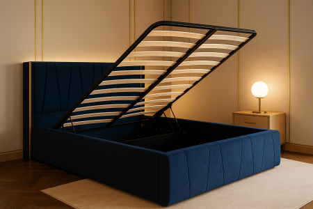 Pat Eva Tapitat cu Somiera rabatabila [1]