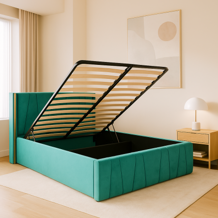 Pat Eva Tapitat cu Somiera rabatabila [1]