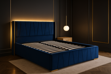 Pat Eva Tapitat cu Somiera rabatabila [2]