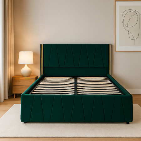 Pat Eva Tapitat cu Somiera rabatabila [2]