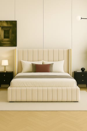 Pat Golden Tapitat cu Somiera Rabatabila