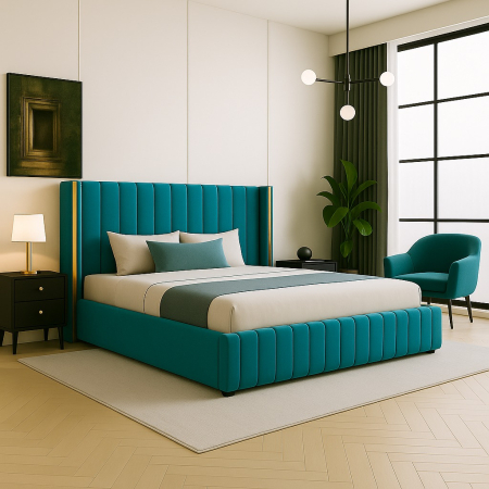 Pat Golden Tapitat cu Somiera Rabatabila [1]