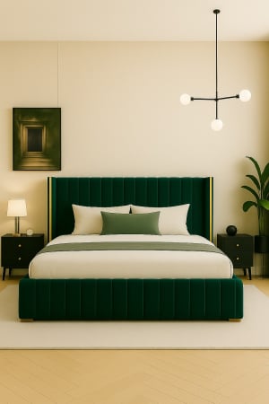 Pat Golden Tapitat cu Somiera Rabatabila