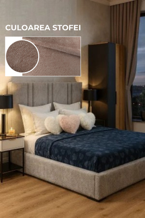 Pat HUGO cu Saltea Inclusa si Somiera Rabatabila [4]