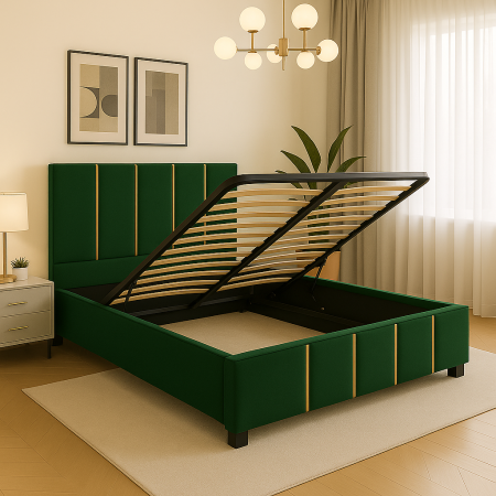 Pat Milano Tapitat cu Somiera Rabatabila [2]