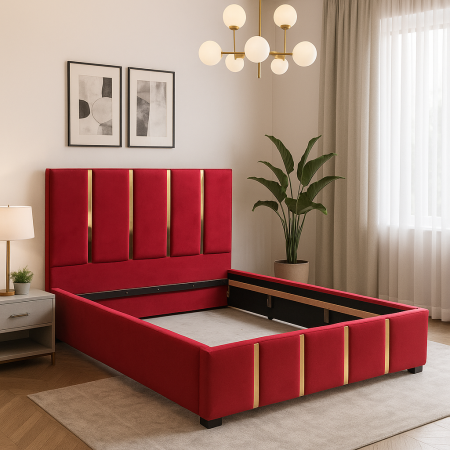 Pat Milano Tapitat cu Somiera Rabatabila [3]