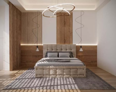 Paturi - Pat Regal Tapitat