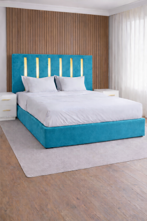 Pat Tapițat ZOE cu Somieră Rabatabilă