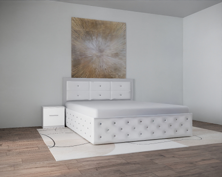 Set Pat Nemira New Alb cu Noptiere [2]