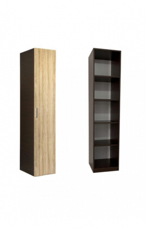 Soldat cu 4 polite si o usa Wenge&Sonoma [1]